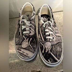 Vans x MoMa Era “Edvard Munch” The Scream Men’s Canvas Shoes Size 11.
